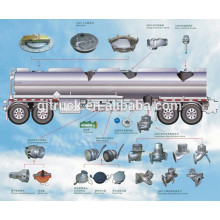 tank truck manhole cover for aluminum alloy steel or carbon steel or stainless steel for 16" or 20"